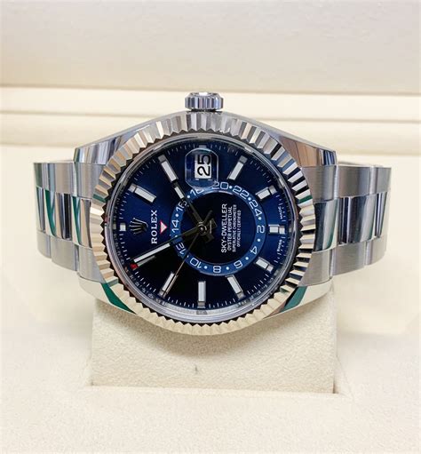 rolex sky dweller stainless steel size|Rolex Sky-Dweller 42mm.